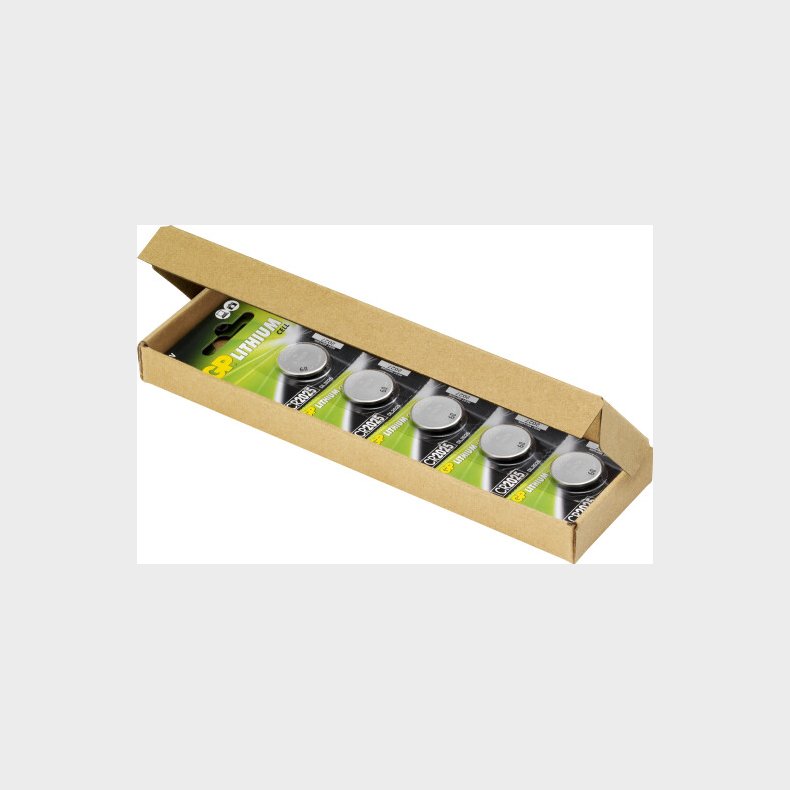 Gp - Lithium Knapcelle Batteri Cr2025 - E-box - 10-pack
