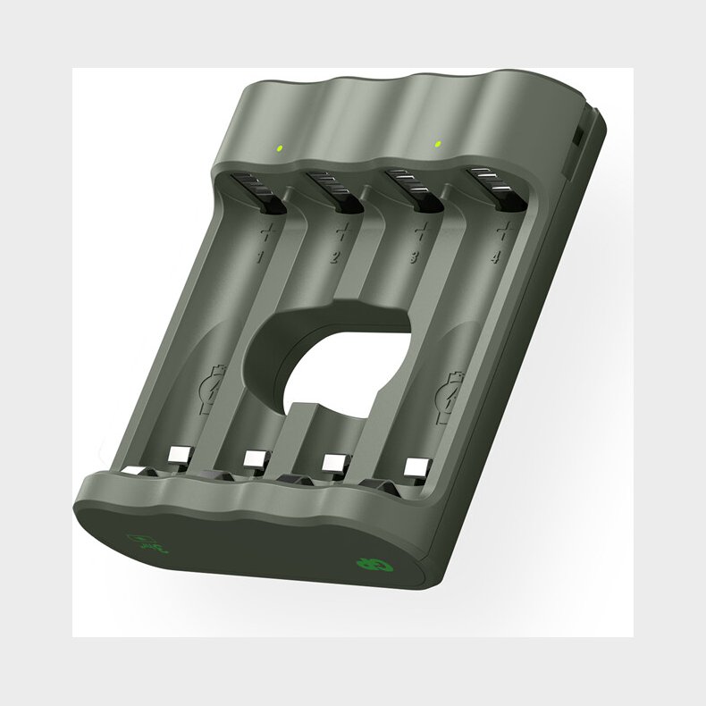 Gp - Recharge B441 Oplader Til Genopladelige Aa + Aaa Batterier