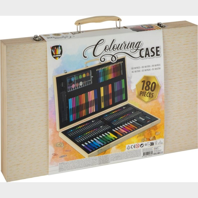 Tegnekuffert Til B�rn - 180 Dele - Grafix