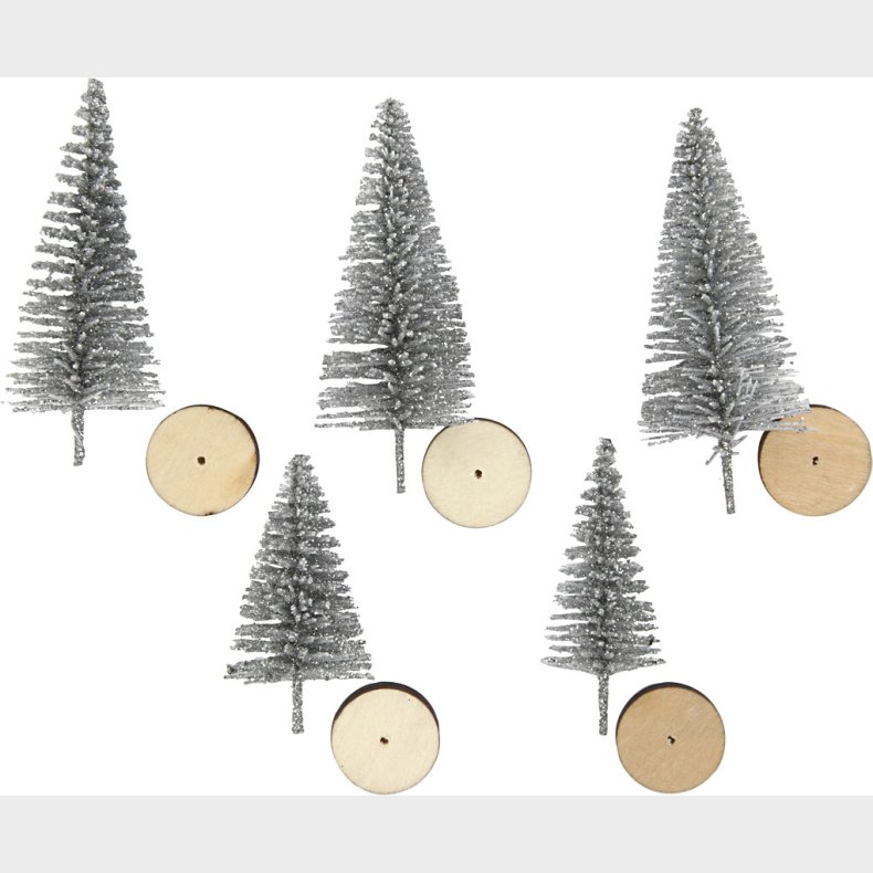 Grantrer - H 40+60 Mm - Slv - 5 Stk.