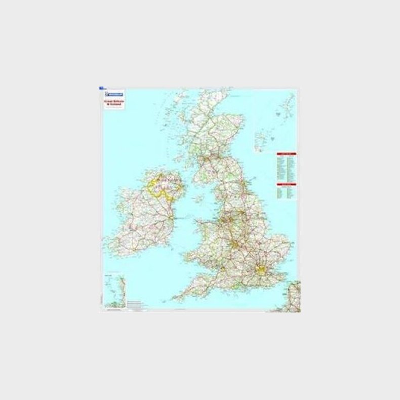 Michelin Kort - Great Britain & Ireland