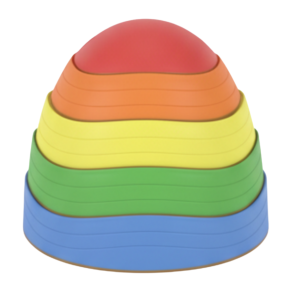 TUMLE | Tumle tr�desten - Rainbow, 5 stk