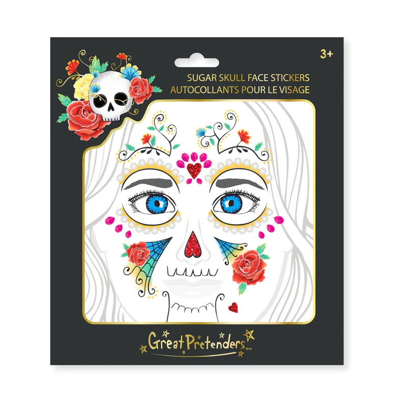 Great Pretenders | Ansigtsklistermrker - Sugar Skull