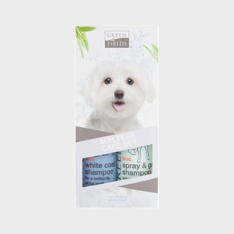 Pelspleje St Til Malteser Hunde 2x250 Ml - Greenfields
