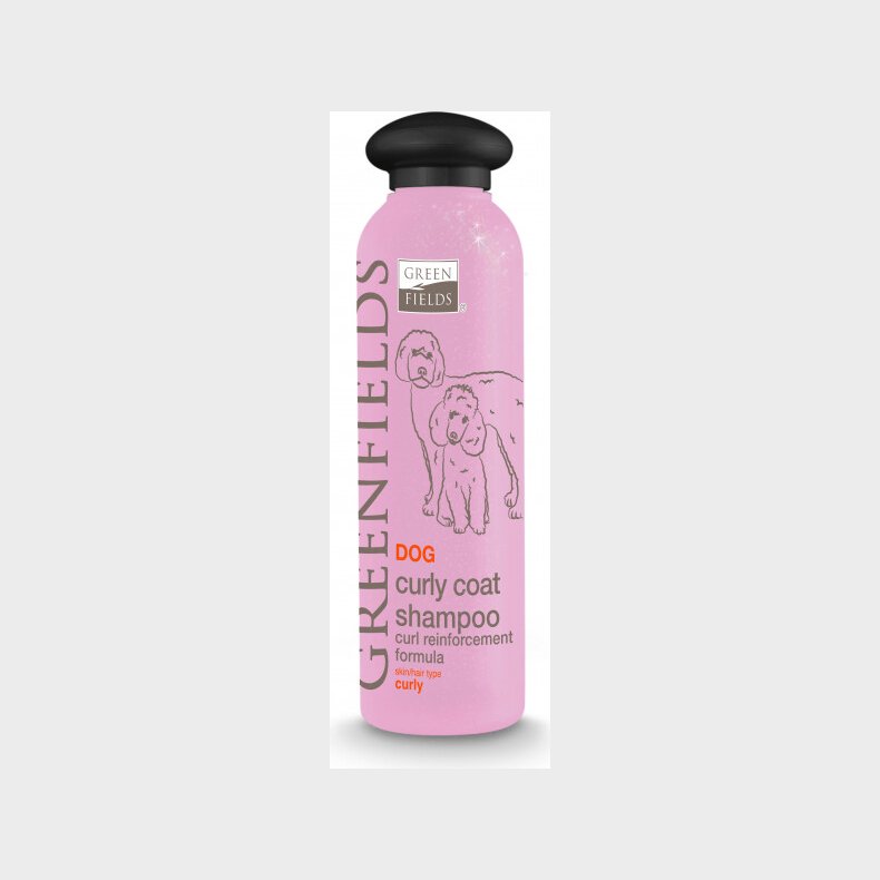 Greenfields - Shampoo Til Hunde - Curly Coat 250 Ml
