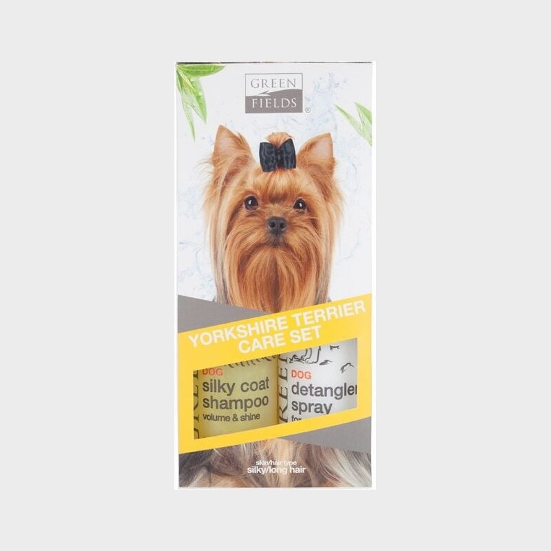 Pelspleje S�t Til Yorkshire Terrier Hunde - Greenfields - 2x250 Ml