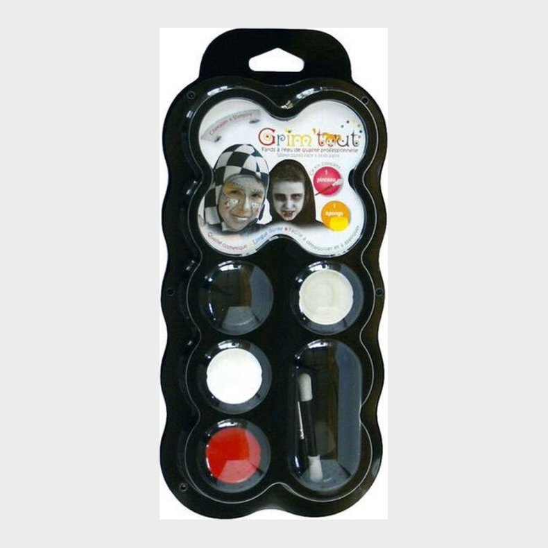 Grim Tout Ansigtsmaling - Vampyr