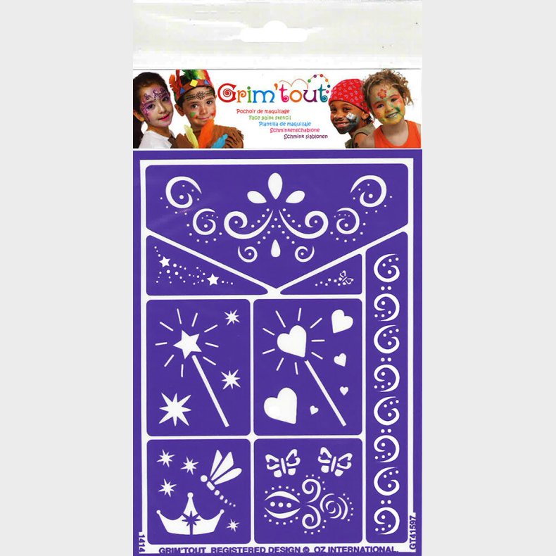 Grim Tout - Stencil Til Teatersminke - Eventyr