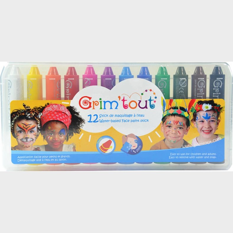 Grim Tout - Teatersminke - 12pak