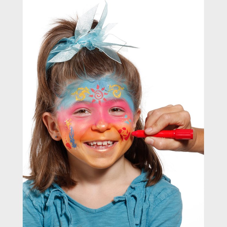 Grim Tout - Teatersminke - 3 Farvestifter - Prinsesse