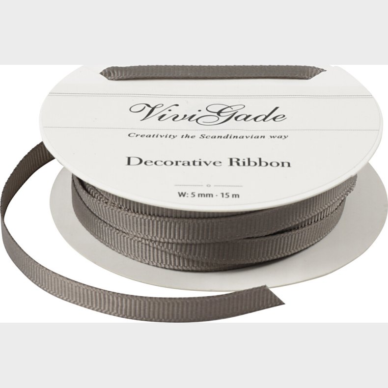 Grosgrainbnd - B 6 Mm - Gr - 15 M