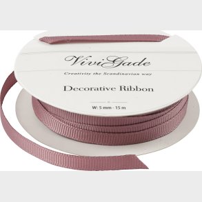 Grosgrainbnd - B 6 Mm - Rosa - 15 M
