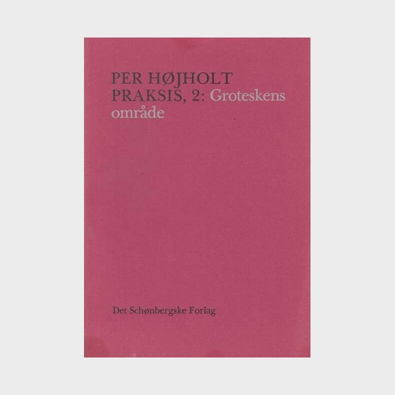 Groteskens Omr�de - Per H�jholt - Bog