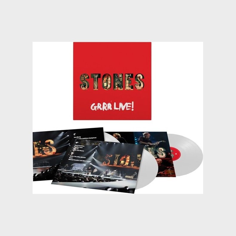 The Rolling Stones - Grrr Live! - Limited White - Vinyl Lp