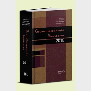 Grundl�ggende Skatteret 2018 - Henrik Gam - Bog