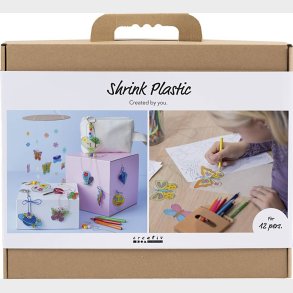 Gruppe Diy Kit Krympeplast - Uro - Halsk�de - Armb�nd - N�gleringe - Assorterede Farver