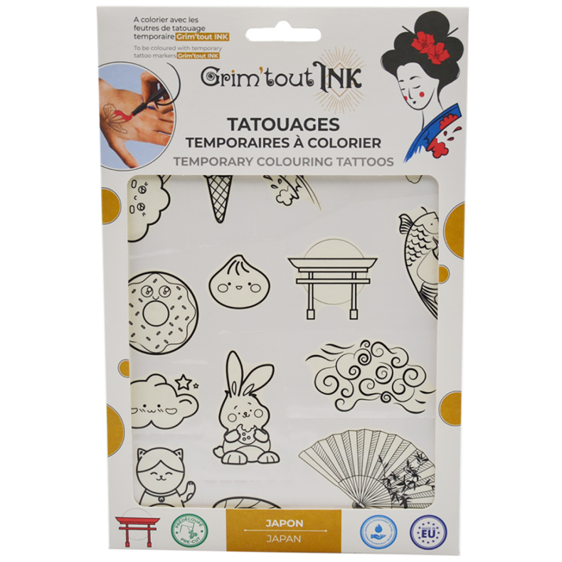Grim'Tout | Farv-selv tatoveringer - Japan