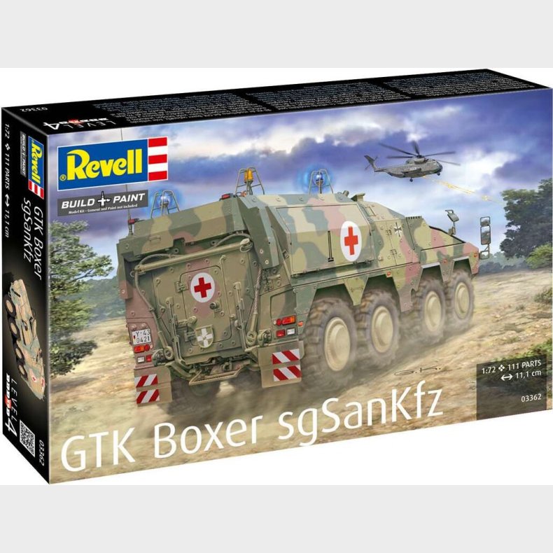 Revell - Gtk Boxer Sgsankfz Byggest - 1:72 - Level 4 - 03362