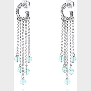 Guess - reringe Til Kvinder - Sterlingslv - Slv Bl - 3 Cm