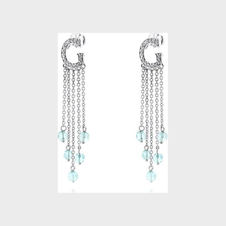 Guess - reringe Til Kvinder - Sterlingslv - Slv Bl - 3 Cm