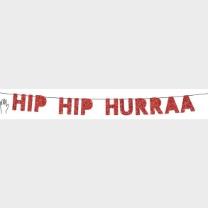 Guirlande Hip Hip Hurra Rd Glitter - Scanseason