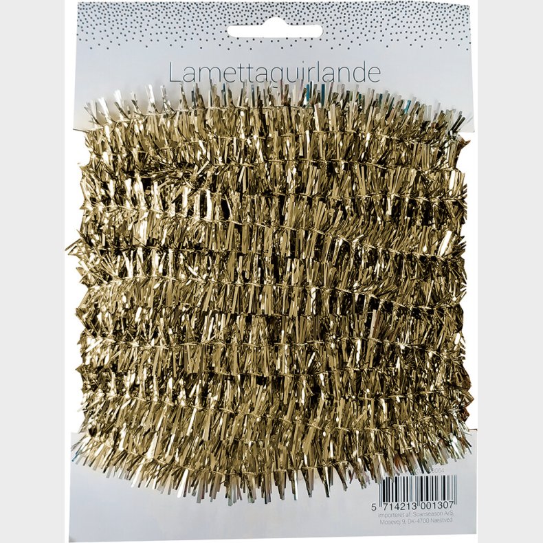 Guirlande Lametta - Guld - 2 Cm X 5 M