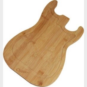 Mikamax - Guitar Skrebrt I Bambus Tr - 25x38 Cm