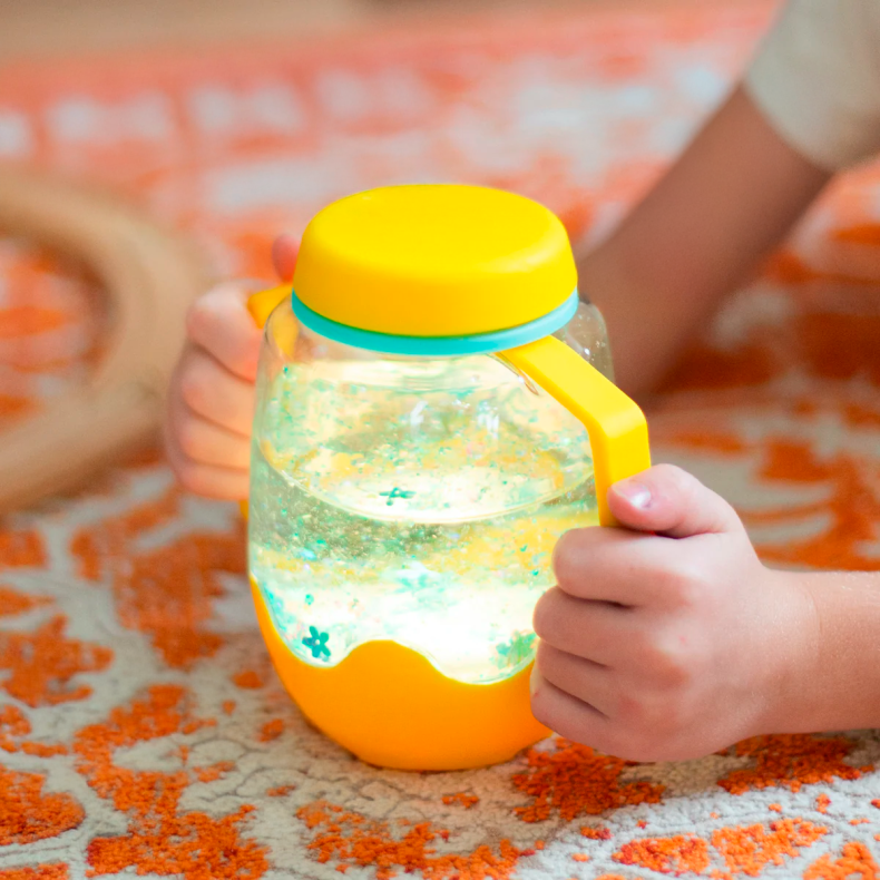 Glo Pals | Fascinationskrukke med lys - Gul