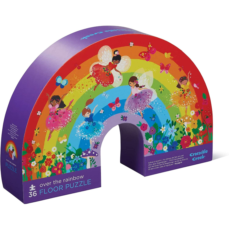 Crocodile Creek | Gulvpuslespil m. 36 brikker - Regnbue