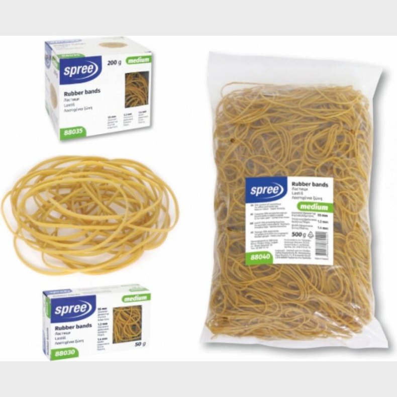 Gummibnd Elastikker - 55 Mm - 200 G - Spree