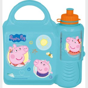 Gurli Gris - Madkasse Og Drikkedunk St Til Brn