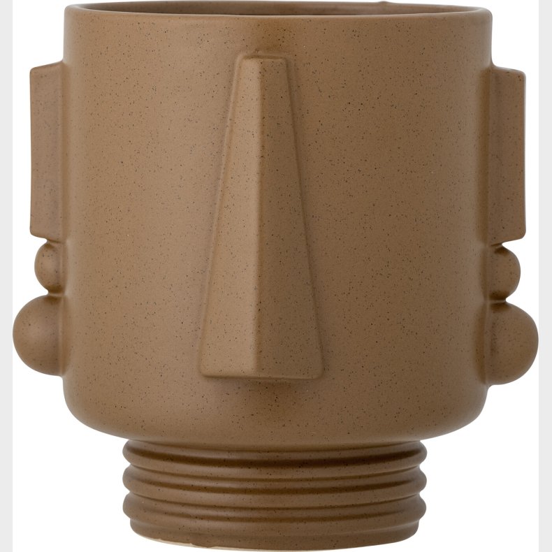 Bloomingville - Guxim Urtepotteskjuler - Brun - Stentj Keramik