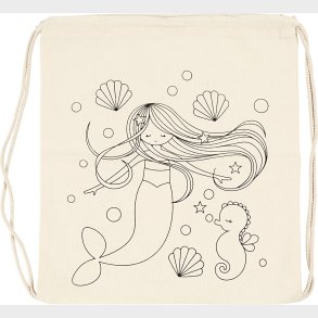 Gymnastikpose - Havfrue - Str. 37x41 Cm - 110 G - Lys Natur - 1 Stk.