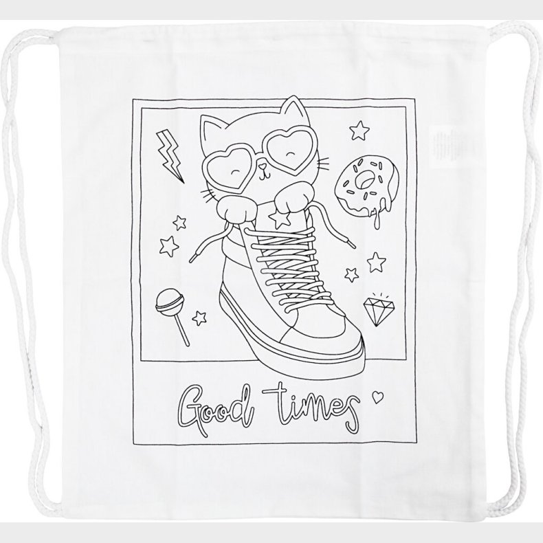 Gymnastikpose - Str. 37x41  Cm - 130 G - Hvid - 1 Stk.