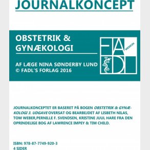 Gyn�kologisk Og Obstetrisk Journalkoncept - Ninna S�nderby Lund - Bog