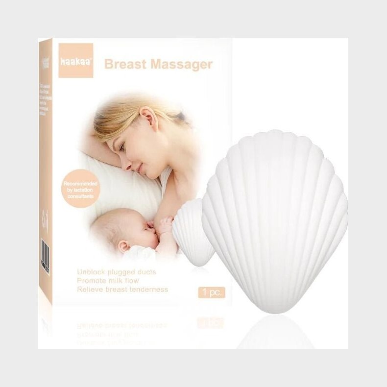 Haakaa - Brystmassager - Shell-formet - Compact