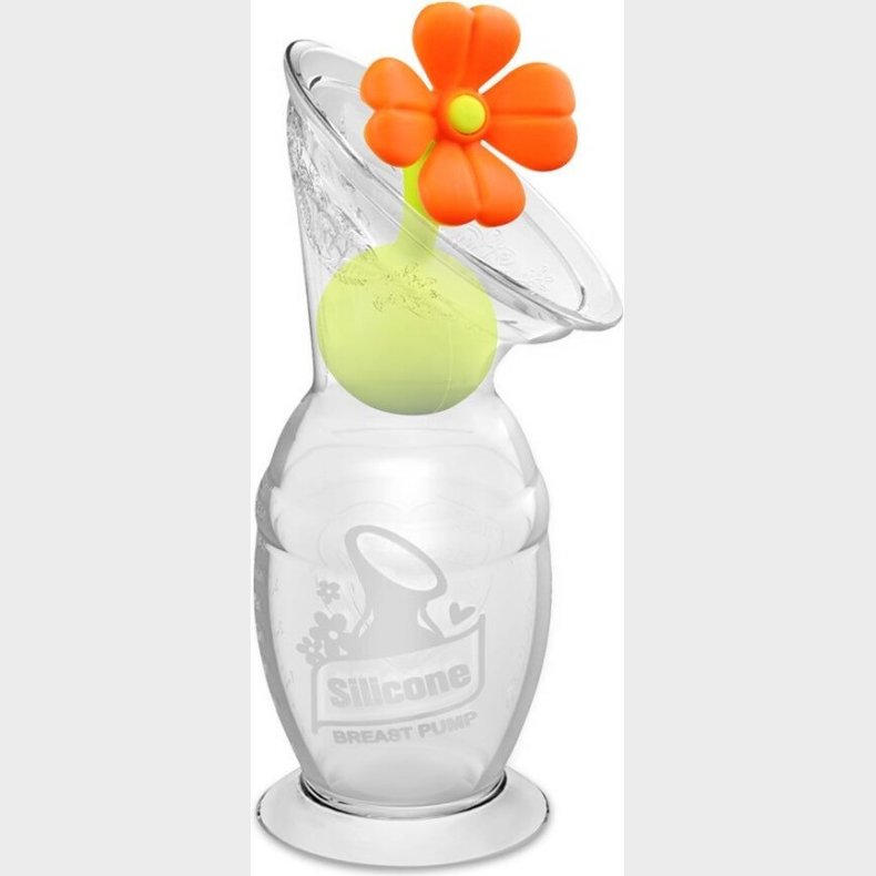 Haakaa - Gen. 2 Silikone Brystpumpe Med Blomsterprop - 100 Ml