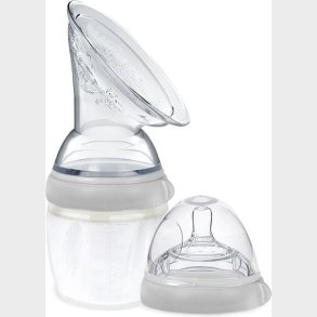 Haakaa - Generation 3 Silikone Brystpumpe Med Flasketop - 160 Ml