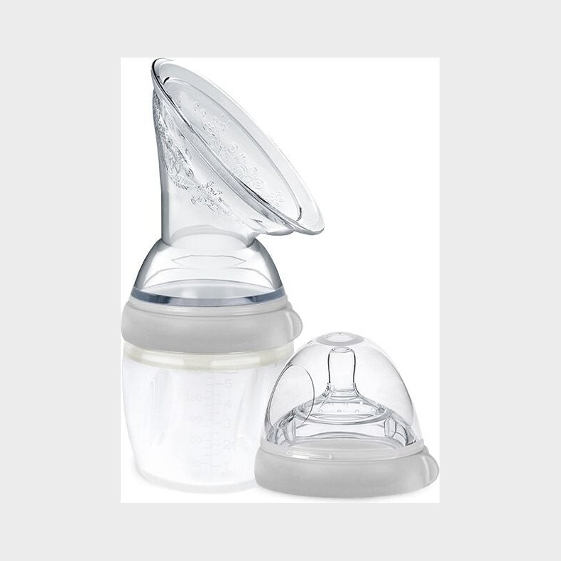 Haakaa - Generation 3 Silikone Brystpumpe Med Flasketop - 160 Ml