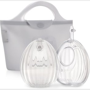 Haakaa - Shell Brbar Silikone Brystpumpe - 75 Ml - 2 Stk