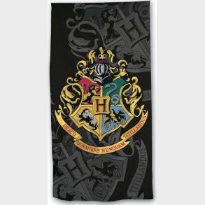 Harry Potter - Hndklde - Sort - 70 X 140 Cm