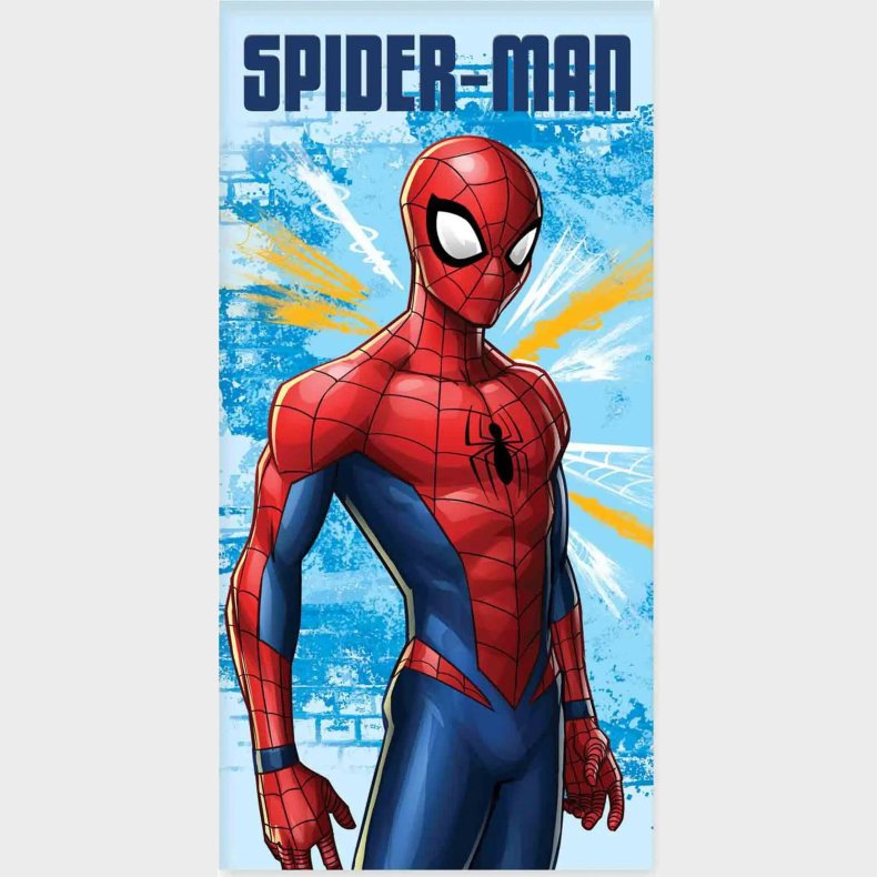 Spiderman H�ndkl�de Til B�rn - Marvel - 70x140 Cm