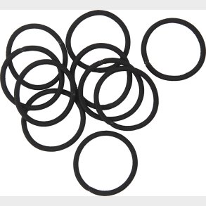 Hrelastikker - Sort -  45 Mm - 10 Stk