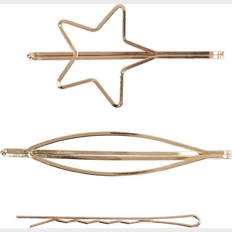 Hrnle - Guld - 3 Stk