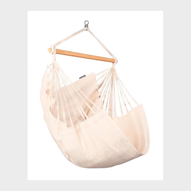 La Siesta | Hngekjestol single i kologisk bomuld - Latte