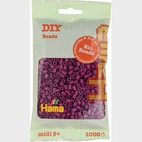 Hama Bio Midi Perler - Blomme - 1.000 Perler - 190-82