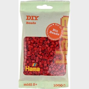 Hama Bio Midi Perler - Mrkerd - 1.000 Perler - 190-22
