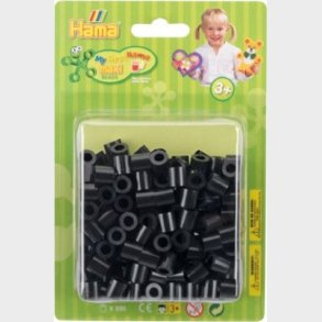 Hama Maxi Perler - Sort - 250 Stk. - 8518