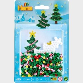 Hama Midi Perlest - Lille Juletr Perleplade Og Perler - 4108
