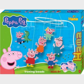 Hama Midi Perler -  Gurli Gris Familie - Gaveske - 4.000 Perler